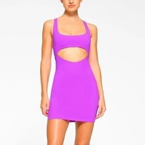 NWT Skims Recycled Cut Out Tank Dress Violet Size 2x